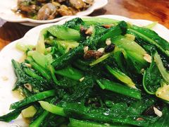 豆豉鲮鱼炒油麦菜-南记食粥坊·宵夜大排档(岭南分店)