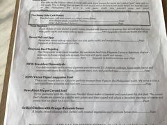 菜单-The Sunny Side Cafe Station 1