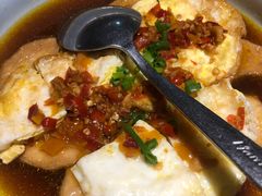 荷包蛋蒸素鸡-老头儿油爆虾(星光一期店)
