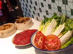 蔬菜拼盘-卤校长重庆火锅(国兴店)