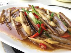 葱姜炒竹蛏-鑫悦楼煎蟹·16年海鲜大排档