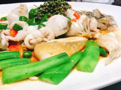 鲜花椒蒸桂花鲈-猪肉婆私房菜(容桂总店)