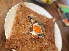 鸡蛋蘑菇熏肉荞麦可丽饼-RAC BAR(安福路店)