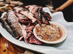 一百多斤的大鱼-老刘生态大鱼坊铁锅炖鱼(赛马场店)