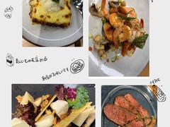 新西兰草饲牛排和自制香肠土豆泥-The Diner X餐厅(青岛万象城店)