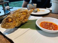 烧烤鲈鱼配酸辣酱-重庆融汇国际酒店17楼·泉籁泰餐厅(沙坪坝店)