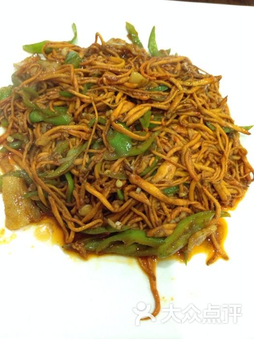 大年三十饺子城(万家旺店)虫草菇炒肉丝图片 - 第684张