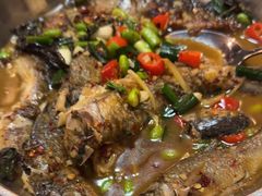 溪坑鱼红烧-仙店农庄(湖景农庄餐厅)