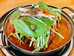 土豆排骨火锅-喇喇排骨火锅·传统韩式脊骨汤(望京西园总店)