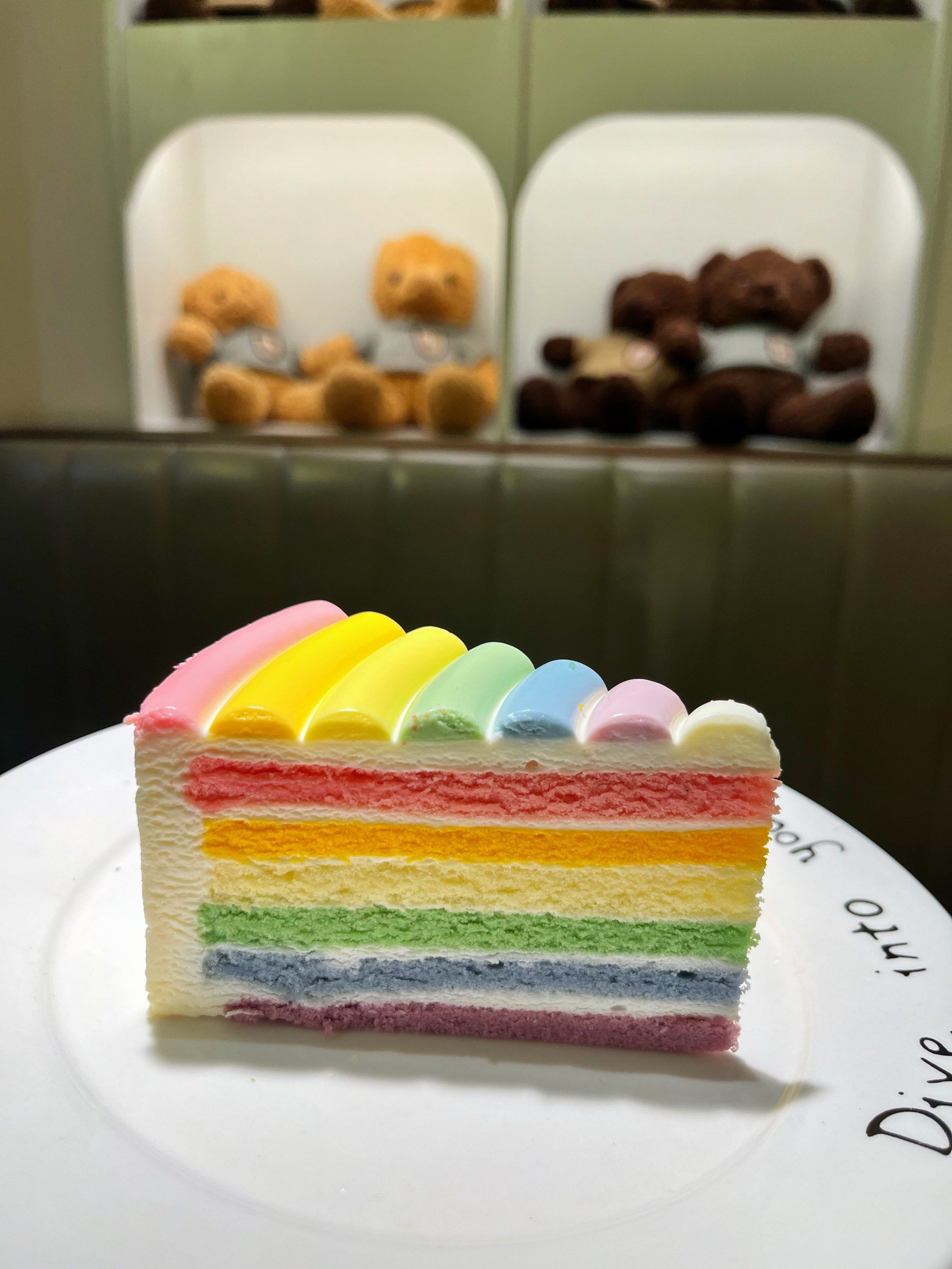 彩虹蛋糕真讨喜
