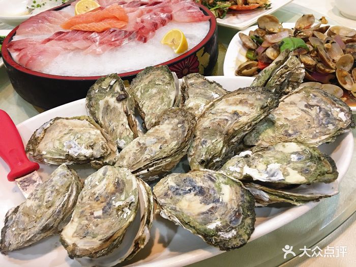 深海渔村-原只清蒸生蚝-菜-原只清蒸生蚝图片-广州美食-大众点评网