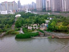 俯瞰梦清园-苏州河梦清园环保主题公园