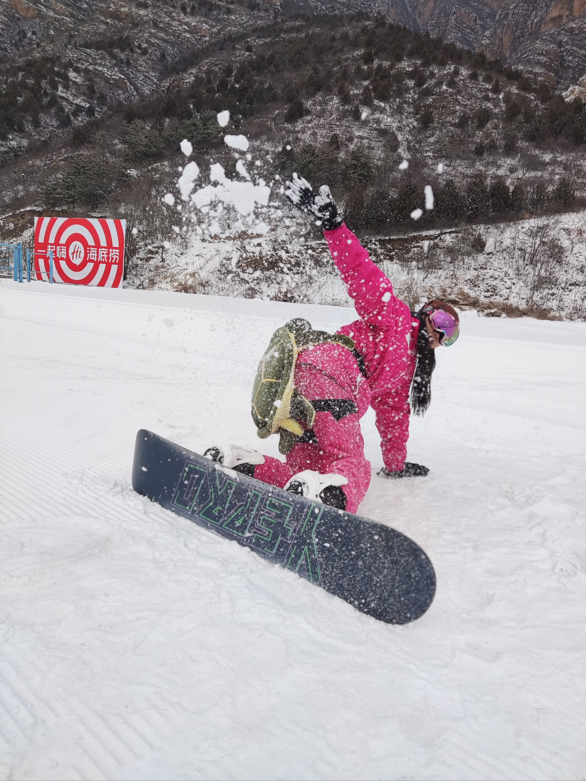 滑雪照片姿势图片