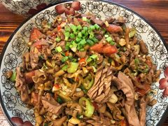 鸡肠腰花炒面-跃跃鸡肠面(人民北路店)