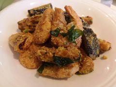 金沙黑南瓜焗虾-港丽餐厅(高德置地店)