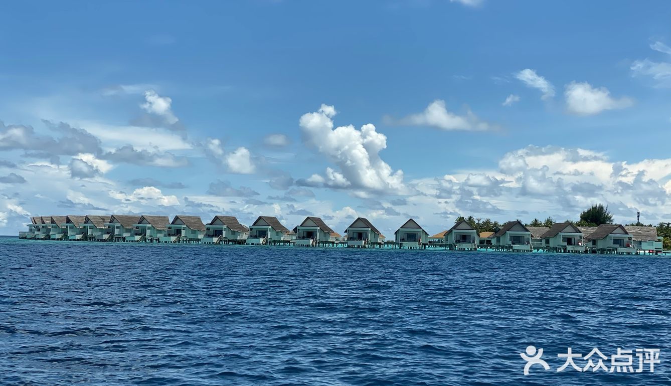 深海的地方就变成深蓝色了。果然还是浅滩的颜色漂亮