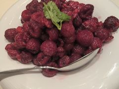 天然蜂蜜拌树莓-吉林省林业宾馆-餐厅