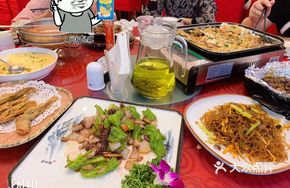 Squid Stir-fried with Green Onion