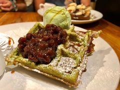 紅豆抹茶窩夫-Aroma Dessert Cafe(佑强楼店)