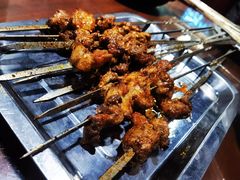 特色碳烤羊肉串-老兰家传统烧烤炒菜泡馍(小南门店)