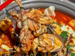 香辣仔姜紫苏牛蛙锅-龙巢盱眙龙虾·牛蛙·烧烤宵夜(八卦岭店)