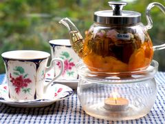 香薰玫瑰红茶-MEET COFFEE婉约咖啡(宝善公寓店)