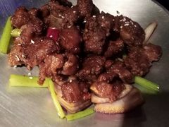 蒜香蜜汁排骨-绿茶餐厅(同成街华联店)