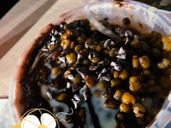 巧克力绿豆炼乳冰-天津堆姐糖堆刨冰(河东区总店)