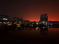 夜景-上海海洋大学(临港校区)