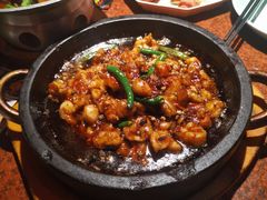 酱爆石锅蛙-绿茶餐厅(蓝色港湾店)
