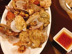 姜汁扇贝-喜乐餐厅•灯笼虾球首创者•本地小海鲜(二马路店)