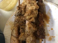 -老红桥炸灌肠牛肚锅烧烤(定福庄店)