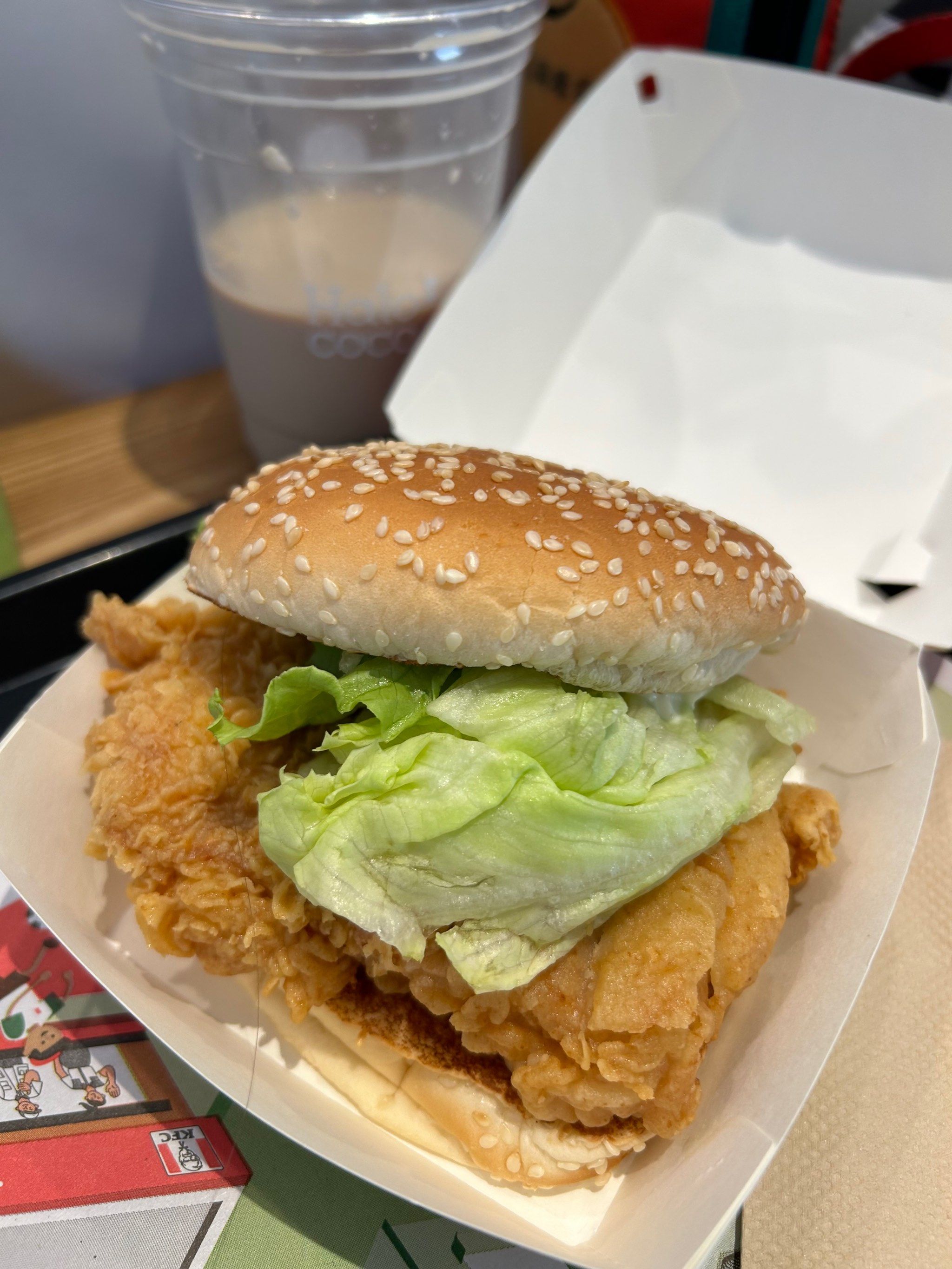 炸鸡汉堡包