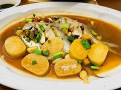鲳鱼烧年糕-渔满仓海鲜渔家(象山二店)