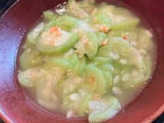 蒜香生炒白玉丝瓜-卯时·龙光雅宴·精致锡帮菜(惠山古镇店)