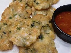 莲藕酿煎虾饼-聚缘堂·海鲜私房菜(松岭路店)
