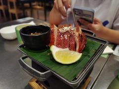 炭烧秘制猪颈肉-simply thai天泰(长泰广场店)