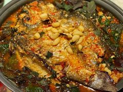 紫苏蒜香味烤鱼-炭舍干锅·烤鱼(扬名广场店)