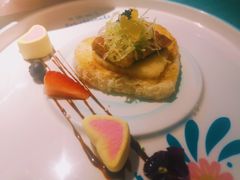 法式香煎鹅肝(客)-蜜桃花开·中西融合菜E&W(南长街店)