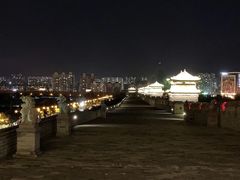 -城墙带状公园-大同古城墙广场停车场