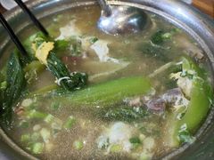 鸡杂苦瓜芥菜鸡蛋汤-顺徕德仙庙烧鸡(荔湾总店)