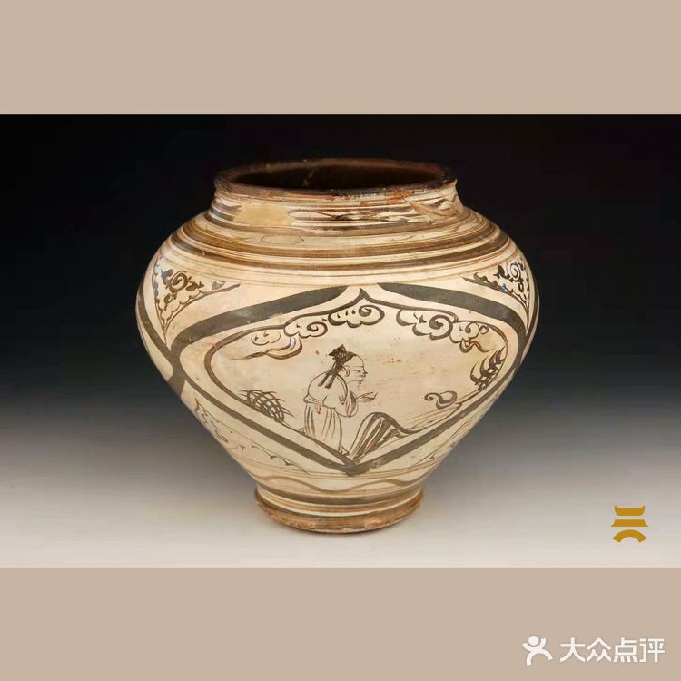 每日文物|元代磁州窑白地黑花的经典搭配