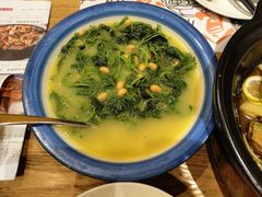 鸡汤黄豆桑叶芽-粤小馆(天安云谷店)