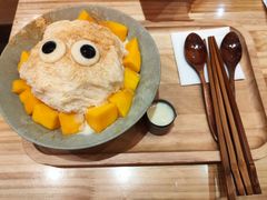芒果牛奶棉棉冰-怪物的冰与火(天虹商场中山路店)