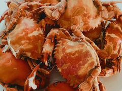 清蒸花盖蟹-沿海渔家院蒸汽海鲜·东北菜(东戴河店)