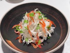 樱花虾油醋汁凤尾白-广州文华东方酒店·江-由辉师傅主理