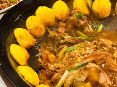 -小火炕铁锅炖鱼