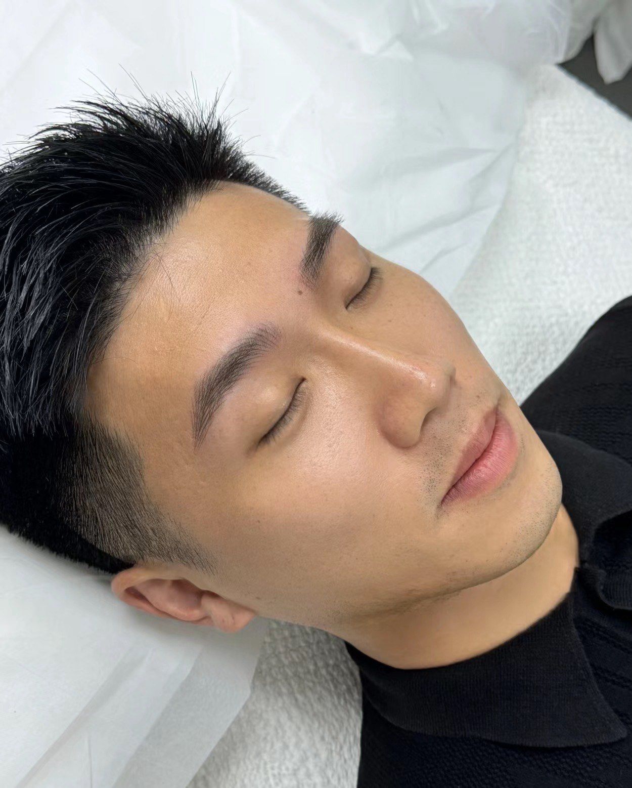 男士野生眉 #半永久纹眉纹绣 #精致男孩 「薇奈斯半永久眉毛净眉
