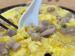 铁板鲨鱼肠焗蛋-众源美食(光复阁店)