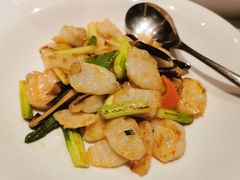 黑鸡纵山药炒虾球-俏江南天津时尚曲艺主题餐厅(马场道店)